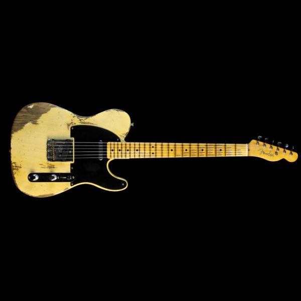 Fender Custom Shop 1951 Nocaster Heavy Relic Electric Guitar Faded Nocaster Blonde Supply