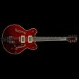 Used Gretsch G6609TFM-DCH Players Edition Broadkaster Electric Guitar with Bigsby Dark Cherry Fashion