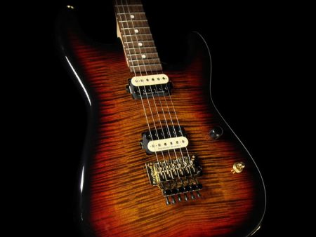 Used Charvel Custom Shop San Dimas Flame Top Electric Guitar 3-Tone Sunburst Fashion