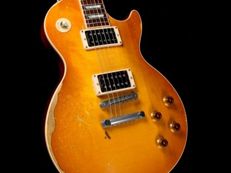 Used 2008 Gibson Custom Shop Inspired By Slash Les Paul Standard Aged and Signed Electric Guitar Heritage Cherry Sunburst Hot on Sale