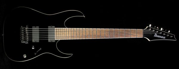 Used Ibanez RGIR27FE Iron Label 7-String Electric Guitar Black For Sale